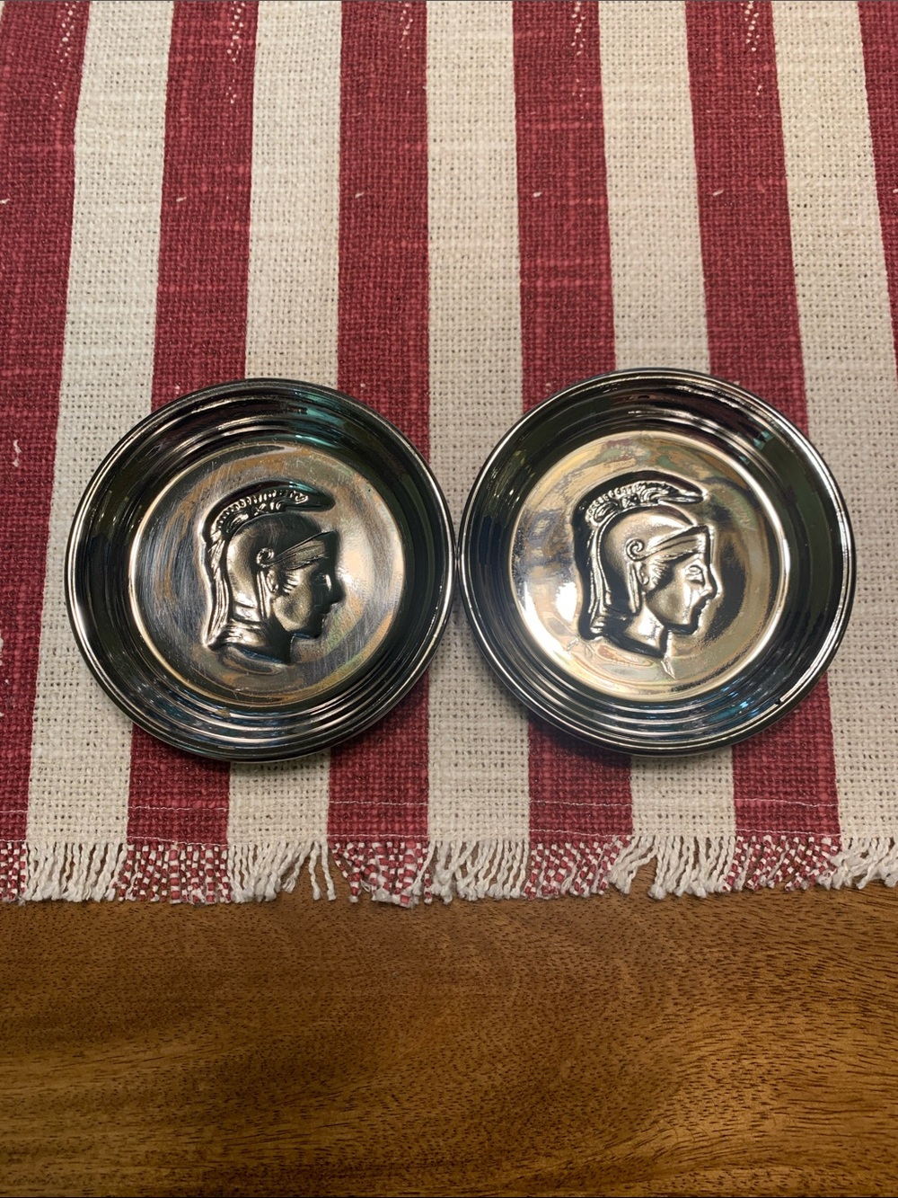 Mercury Glass Coasters (2)